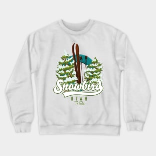 Snowbird Utah To Ski logo Crewneck Sweatshirt